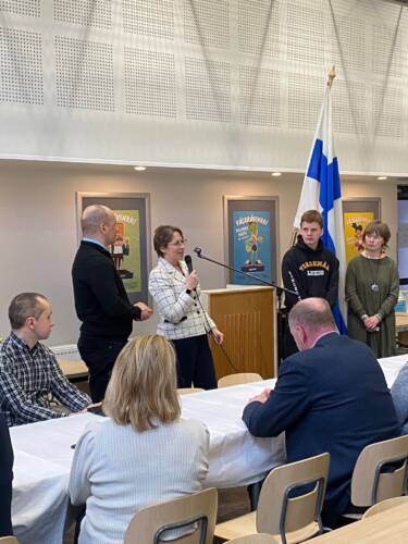 Ministeri Sari Essayahin vierailu Vieremällä