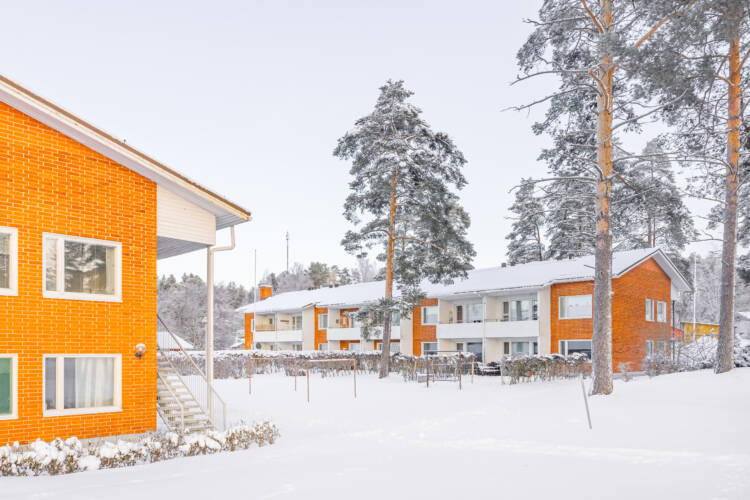 Myllyjärventie 9 A talvella
